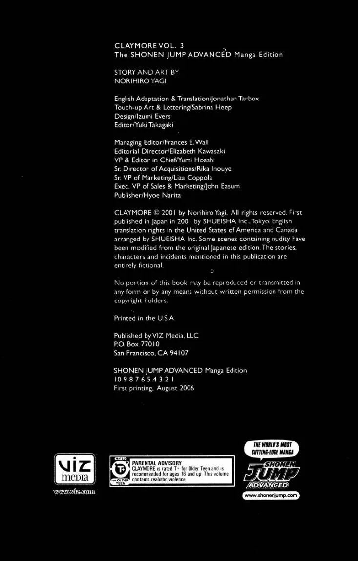 Read Claymore AR Manga Online