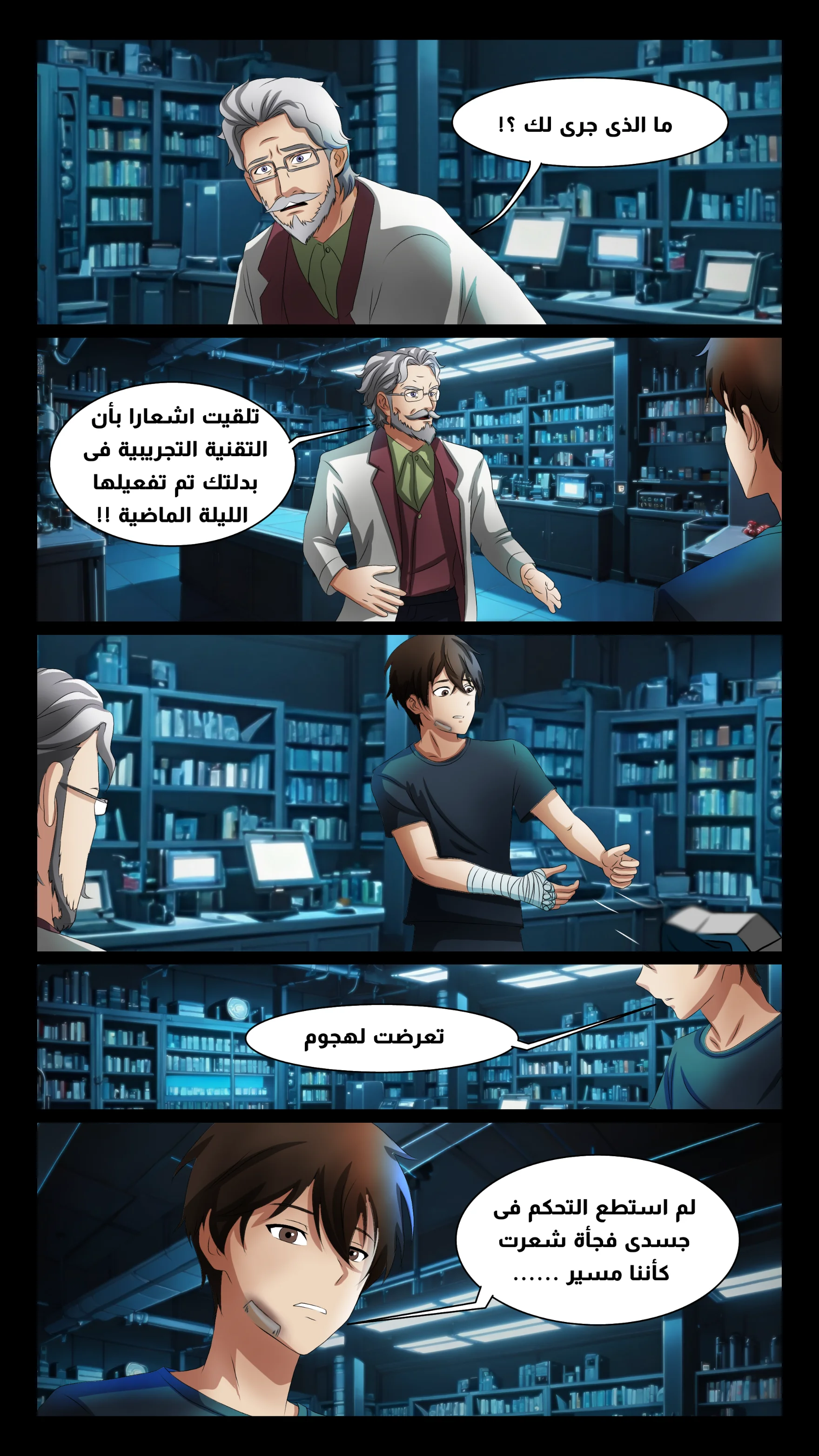 Read DARK LIGHT الضوء المظلم AR Manga Online