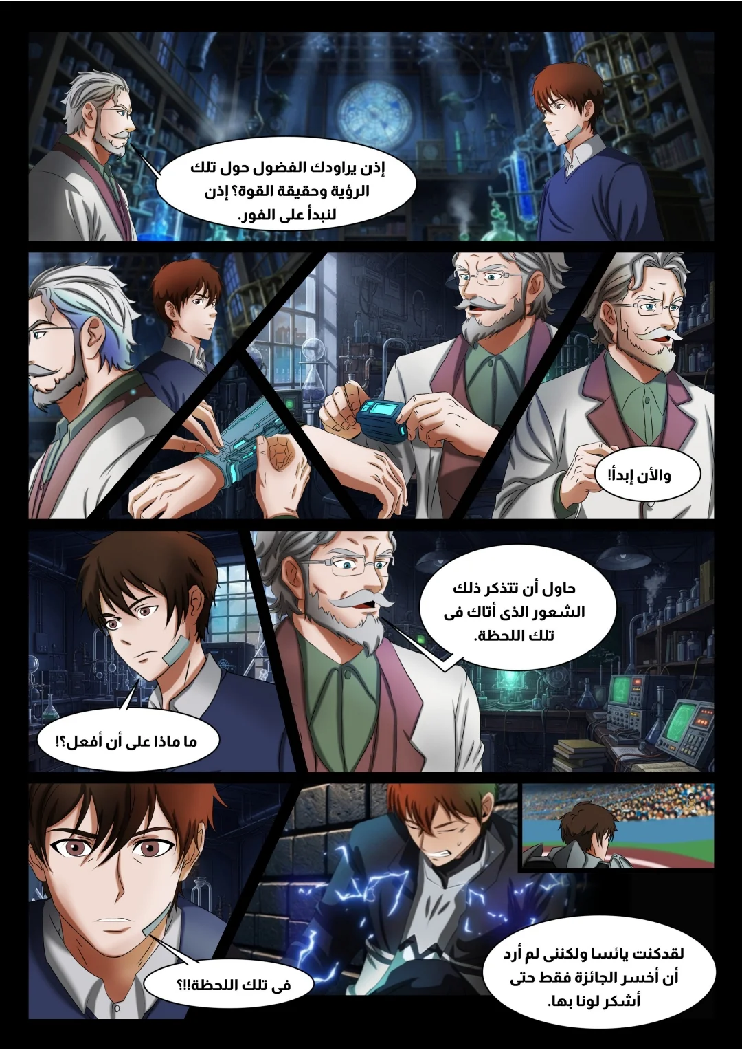 Read DARK LIGHT الضوء المظلم AR Manga Online