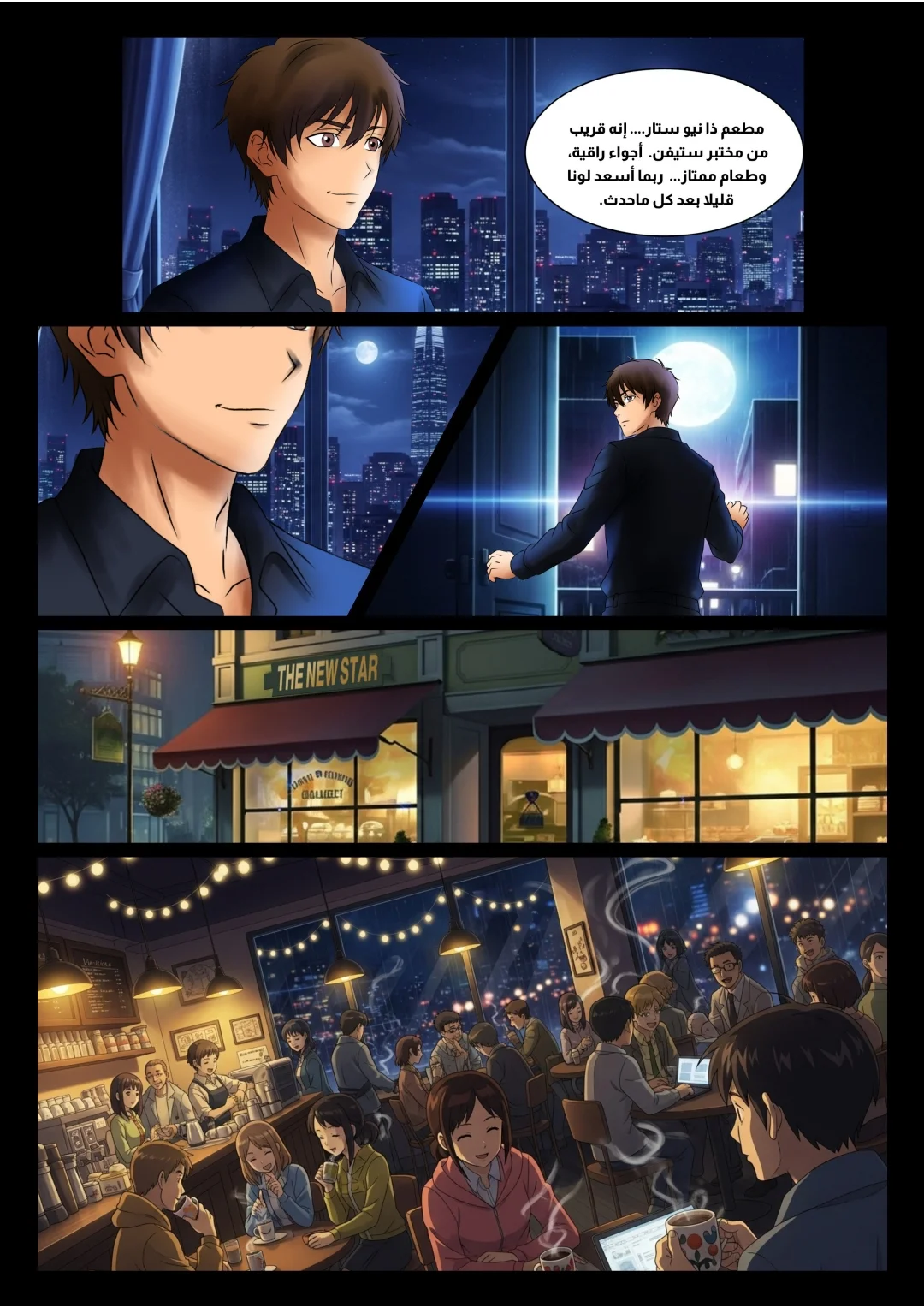 Read DARK LIGHT الضوء المظلم AR Manga Online