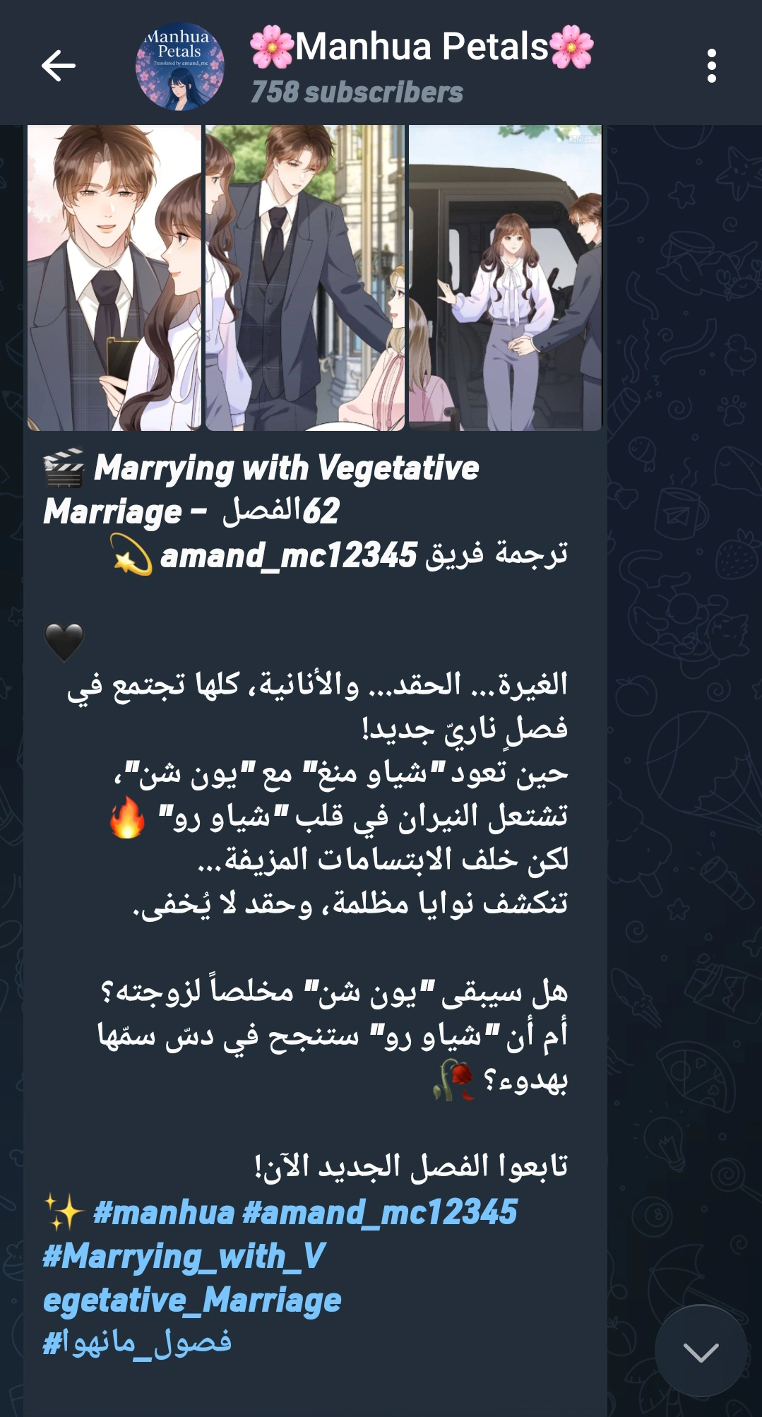 Read Marrying with vegetative marriage AR Manga Online