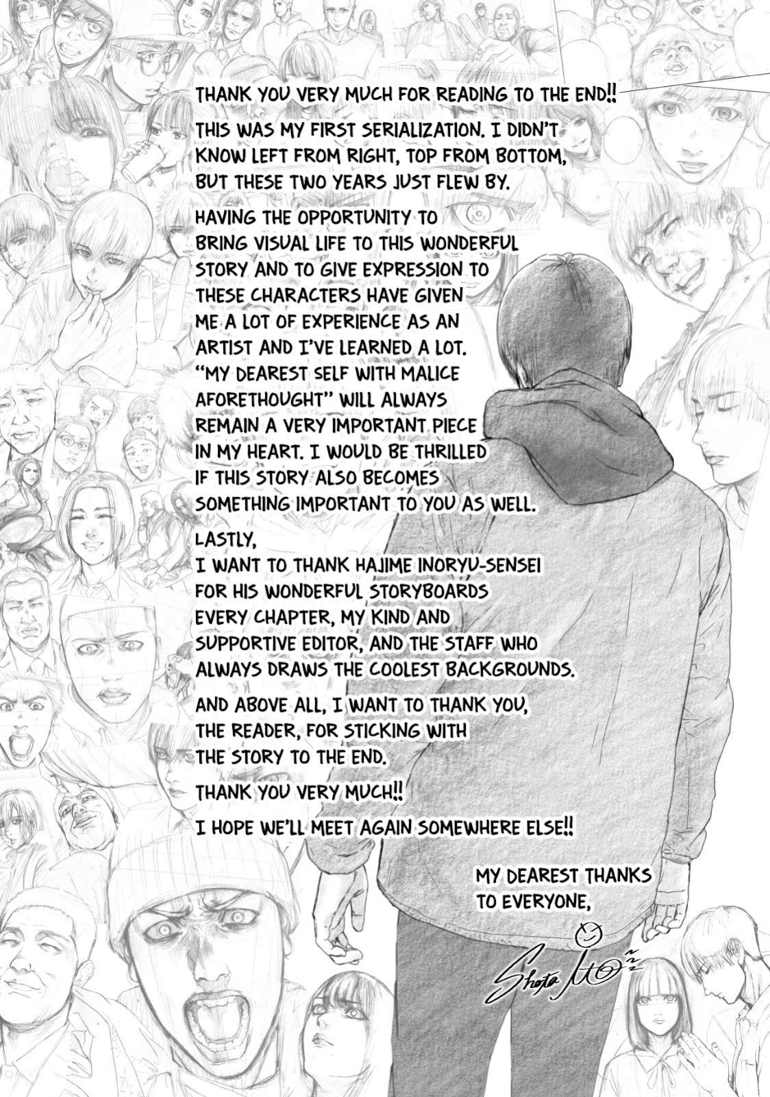 Read My Dearest Self With Malice Aforethought AR Manga Online