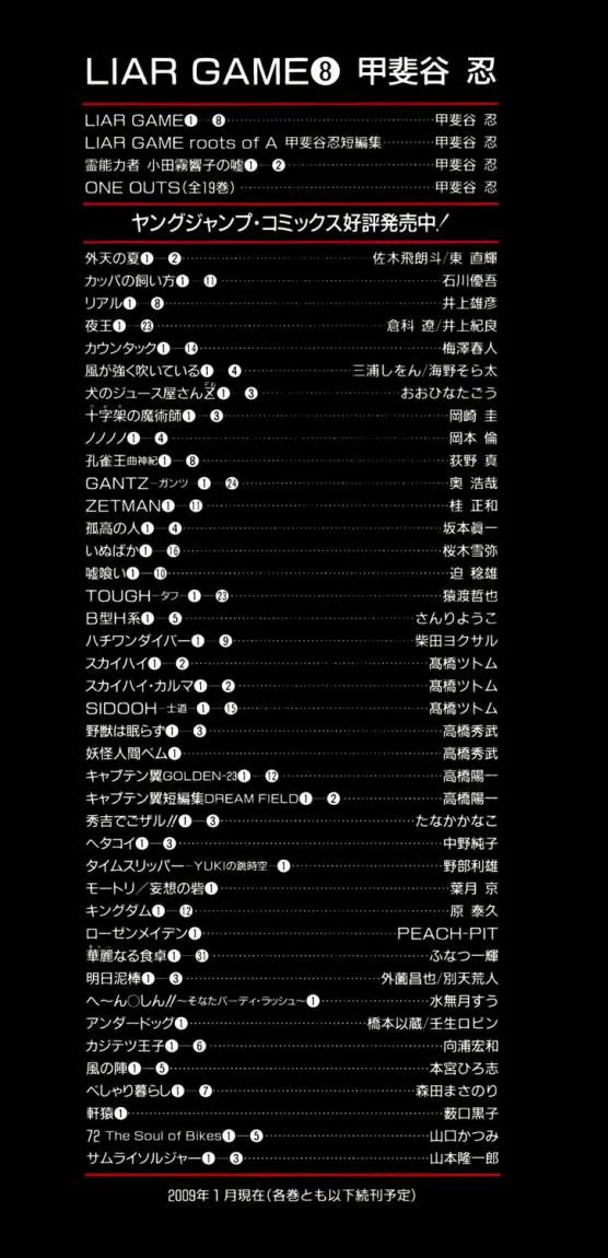 Read liar game AR Manga Online