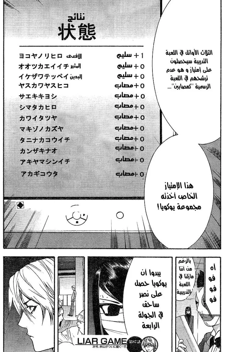 Read liar game AR Manga Online