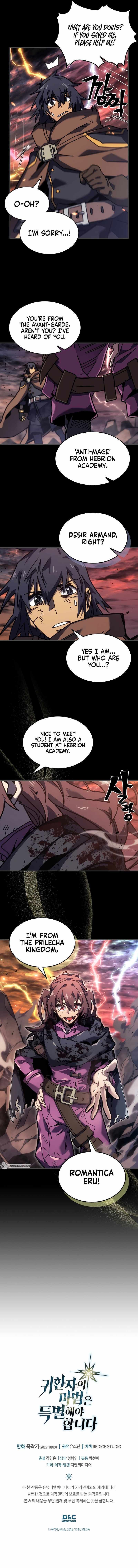 Read A Returner's Magic Should Be Special EN Manga Online
