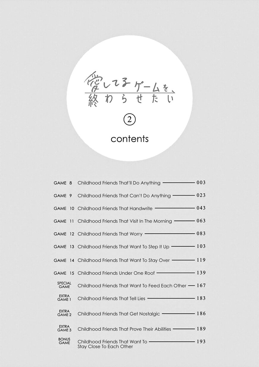 Read Aishiteru Game wo Owarasetai EN Manga Online