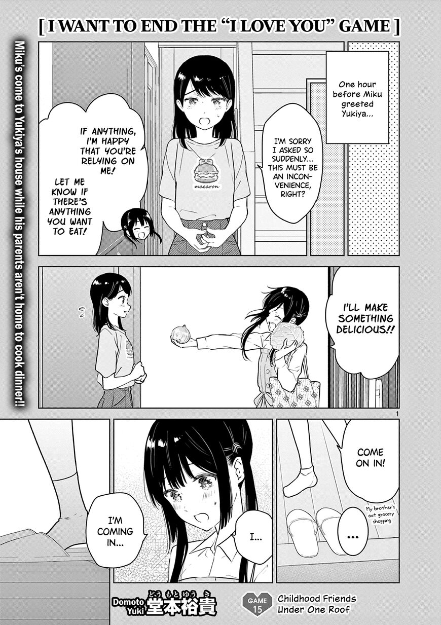 Read Aishiteru Game wo Owarasetai EN Manga Online