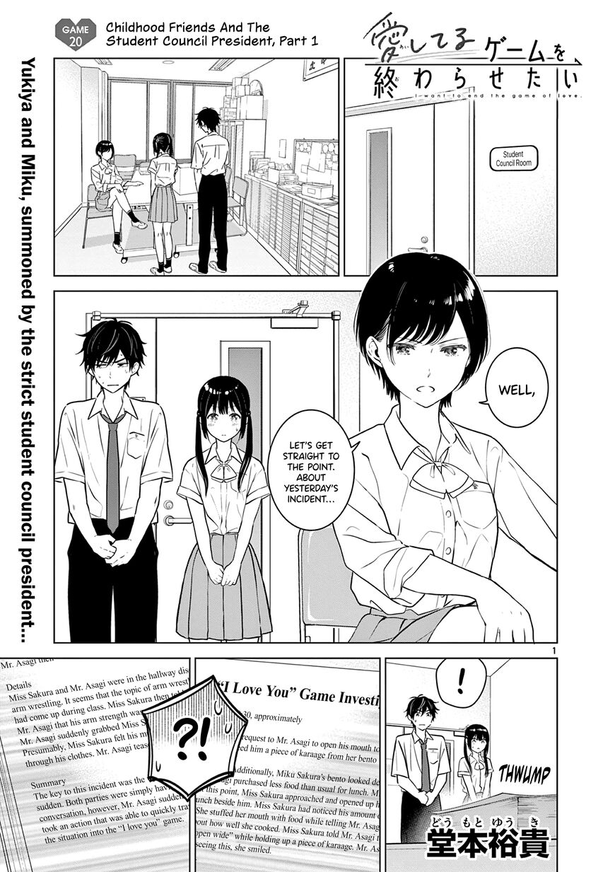 Read Aishiteru Game wo Owarasetai EN Manga Online