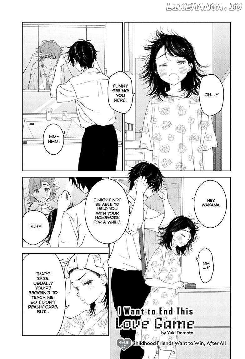 Read Aishiteru Game wo Owarasetai EN Manga Online