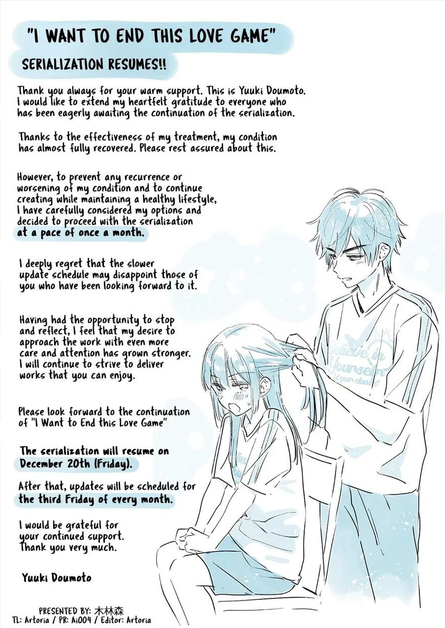 Read Aishiteru Game wo Owarasetai EN Manga Online
