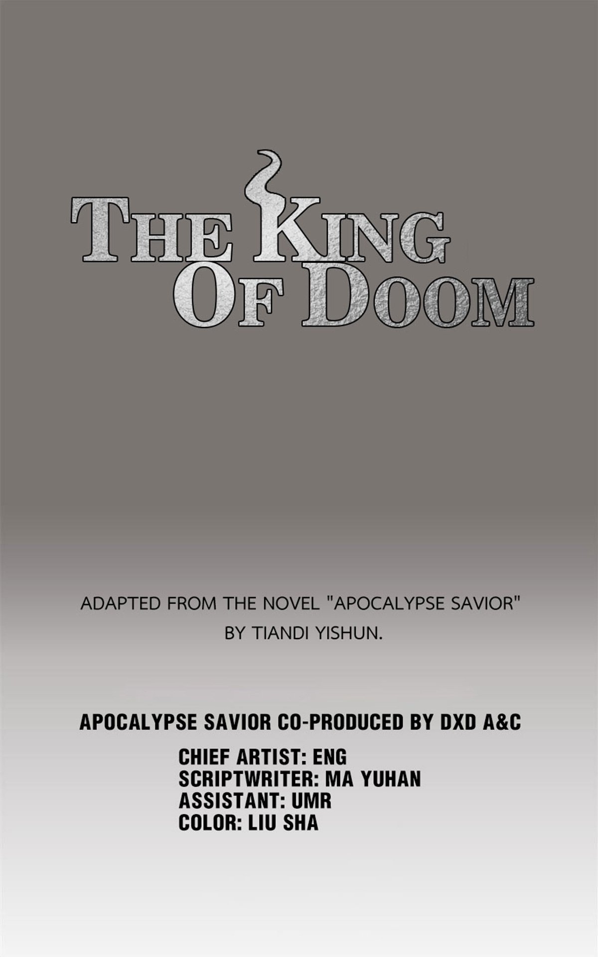 Read Apocalypse Savior EN Manga Online