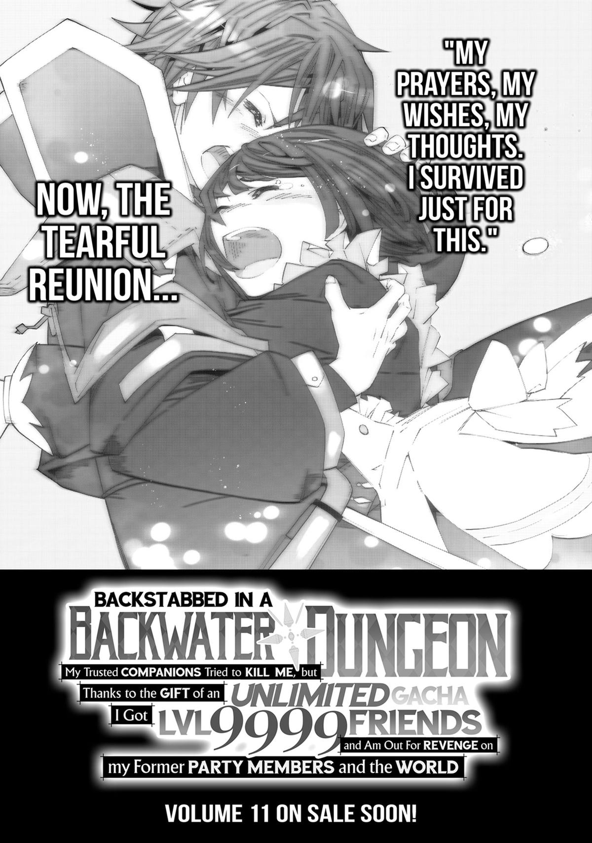 Read Backstabbed in a Backwater Dungeon_ My Party Tried to Kill Me, But Thanks to an Infinite Gacha I Got LVL 9999 Friends and Am Out for Revenge EN Manga Online