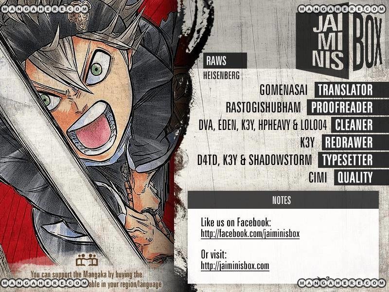 Read Black Clover EN Manga Online