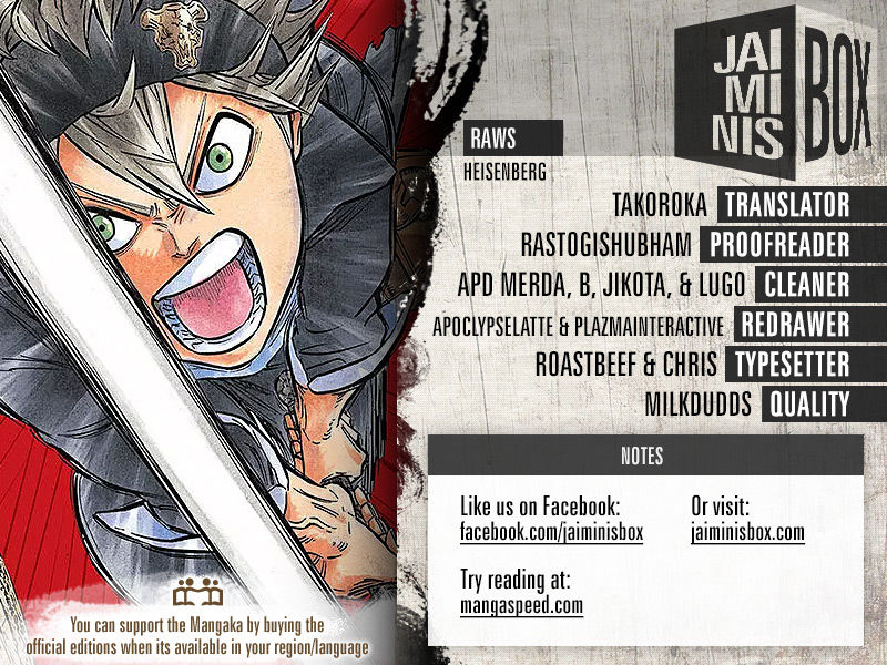 Read Black Clover EN Manga Online