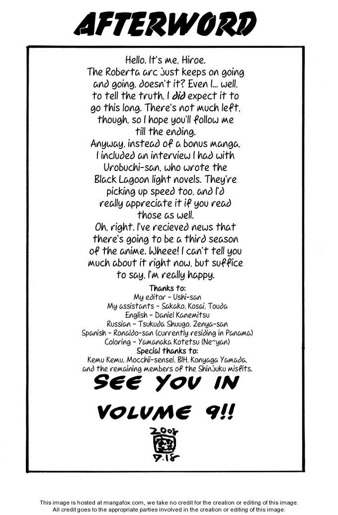 Read Black Lagoon EN Manga Online