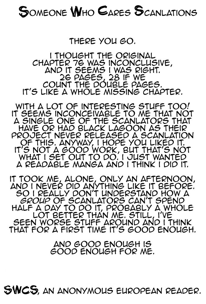 Read Black Lagoon EN Manga Online