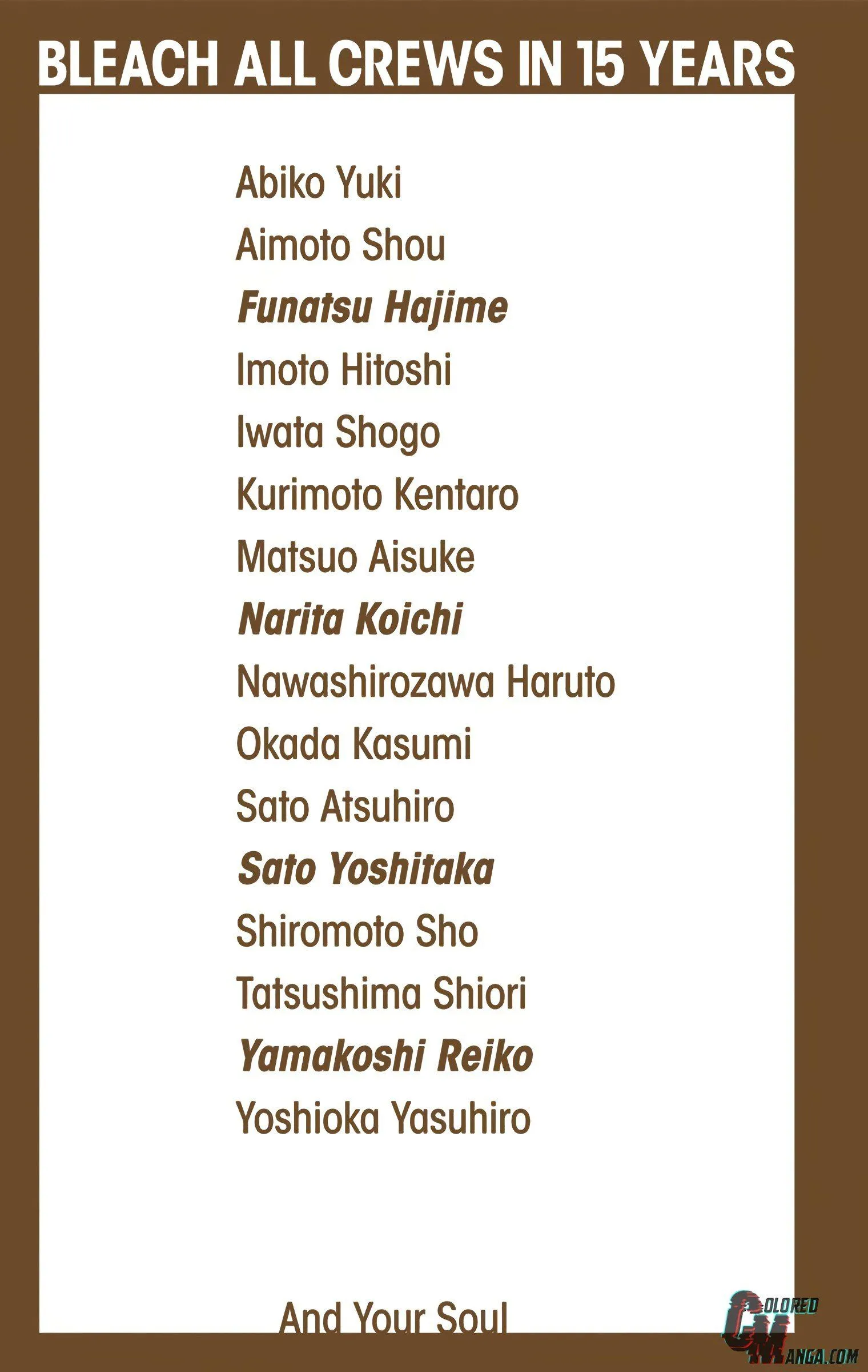 Read Bleach (Colored) EN Manga Online