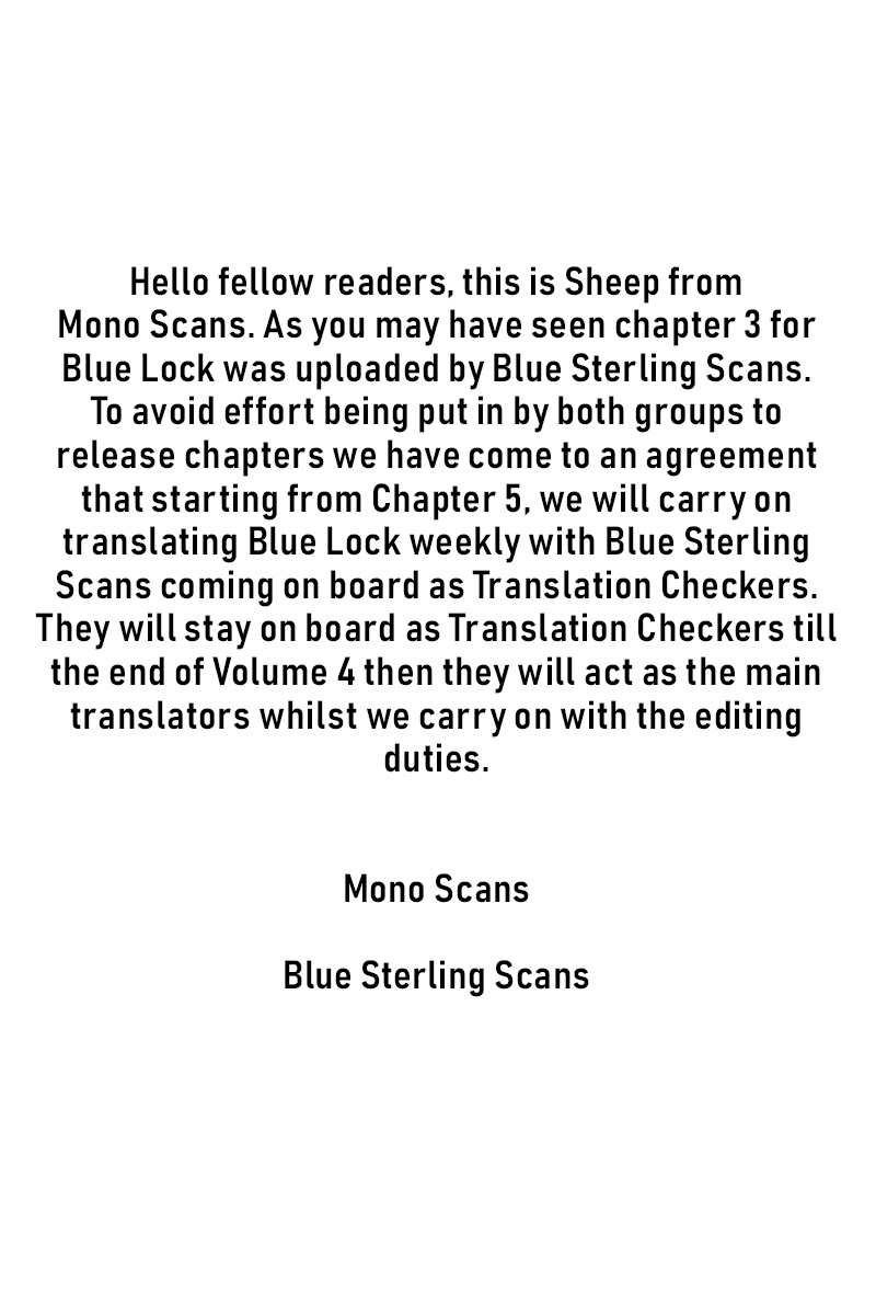 Read Blue Lock EN Manga Online