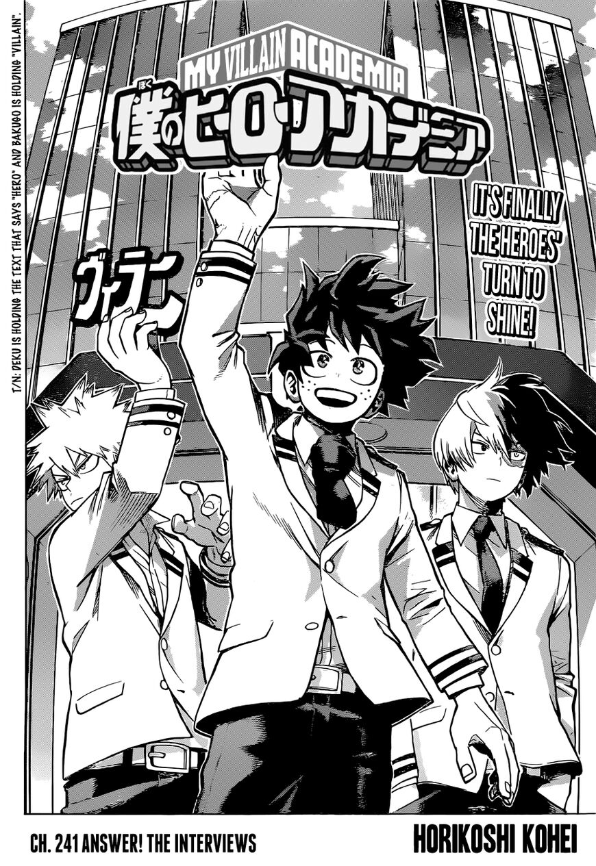 Read Boku no Hero Academia EN Manga Online
