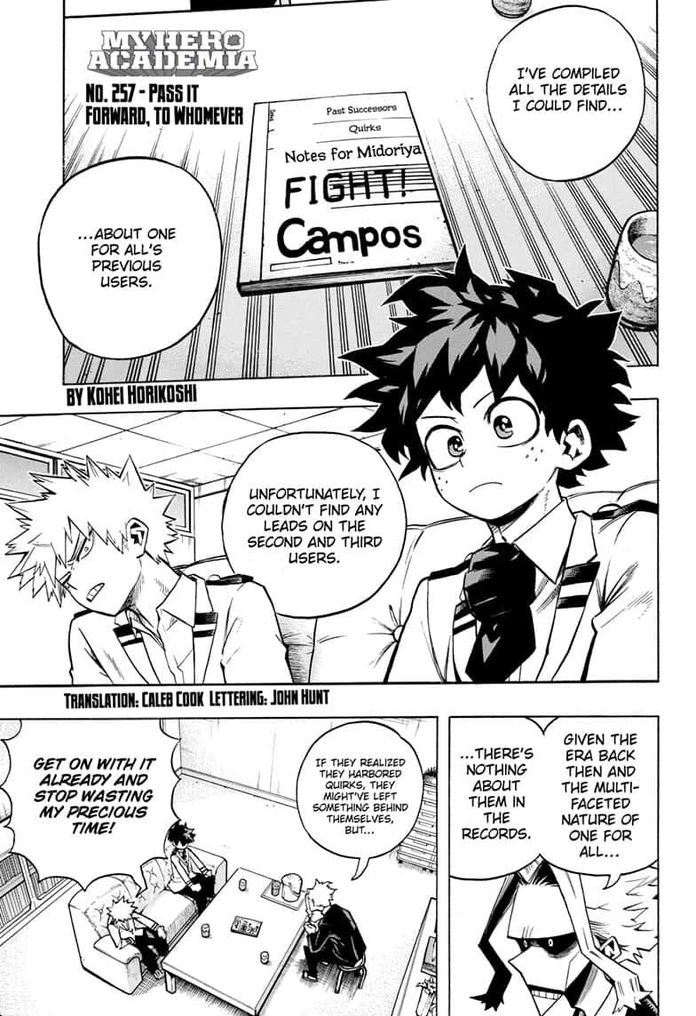 Read Boku no Hero Academia EN Manga Online
