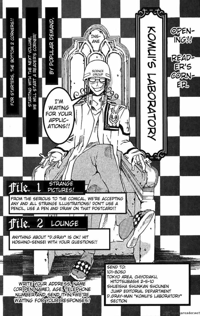Read D.Gray-man EN Manga Online
