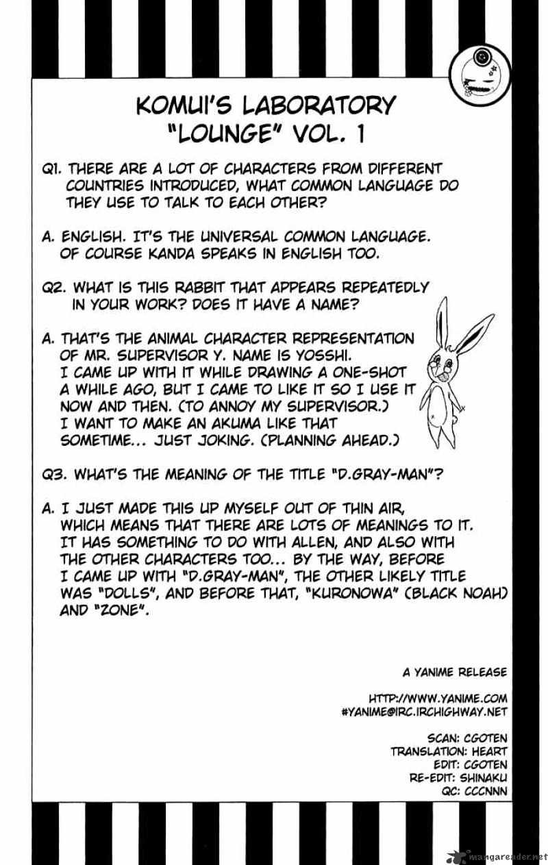Read D.Gray-man EN Manga Online