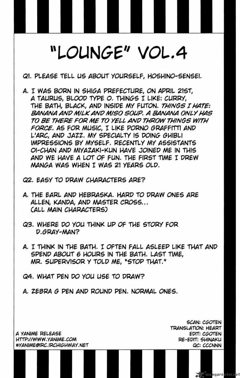 Read D.Gray-man EN Manga Online