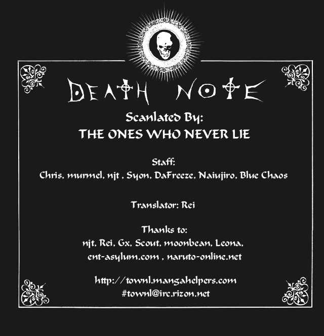 Read Death Note EN Manga Online