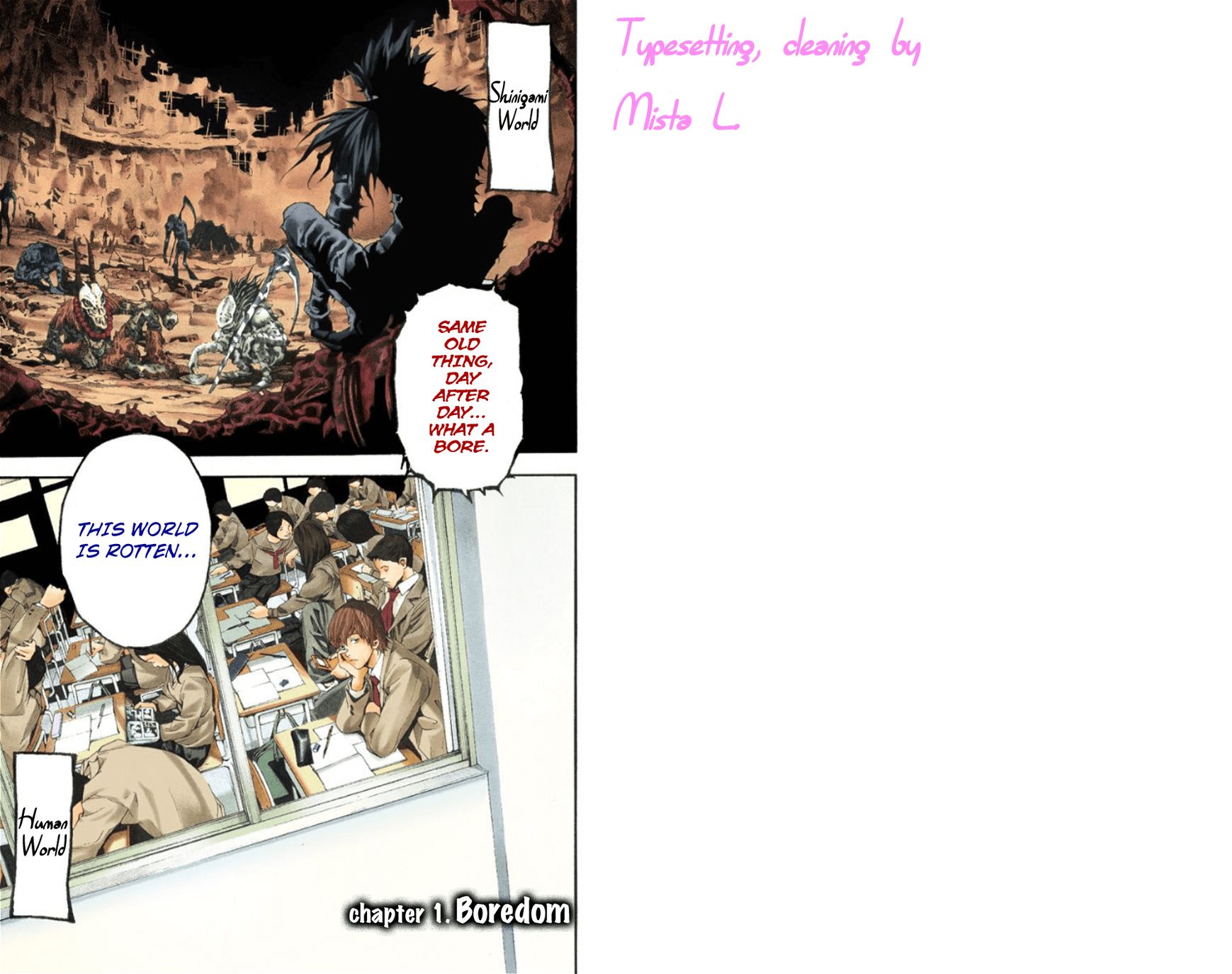 Read Death Note EN Manga Online