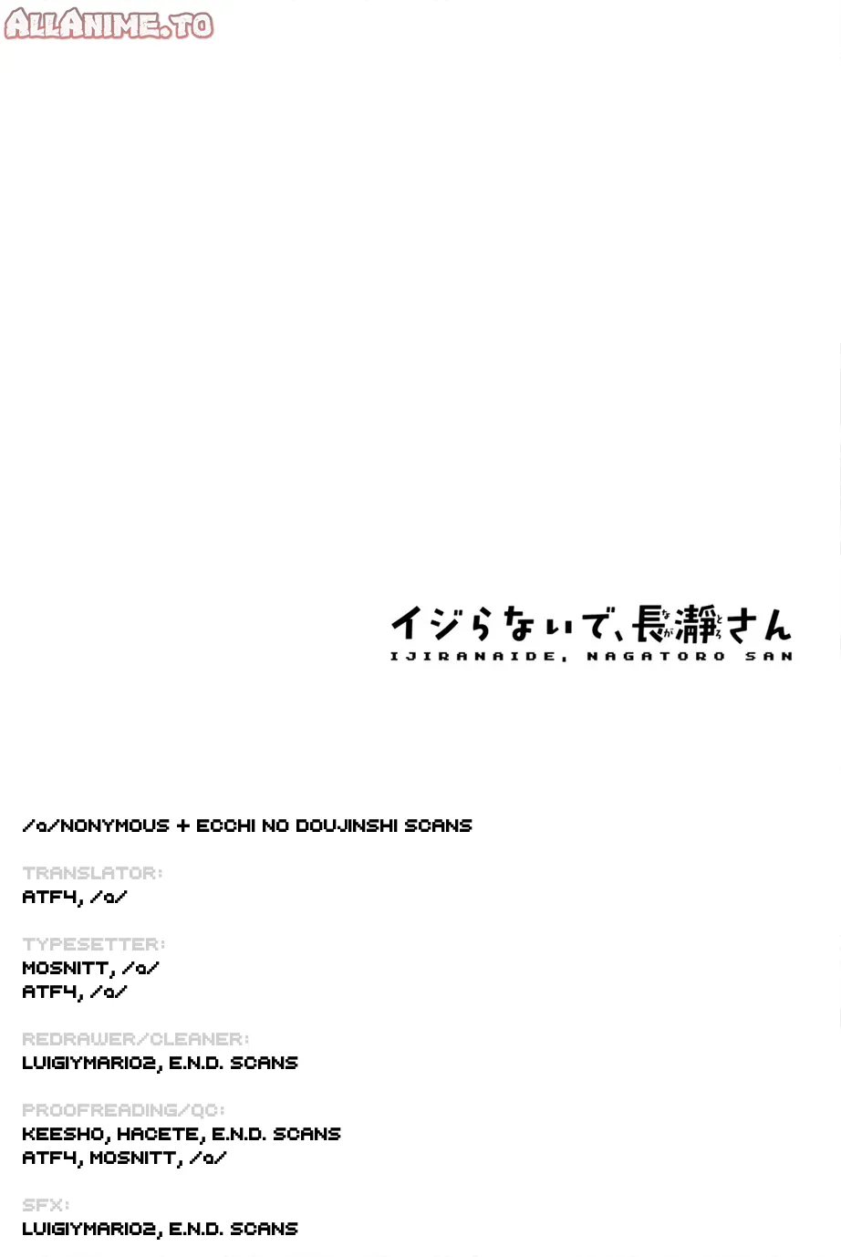 Read Don't Toy With Me, Miss Nagatoro EN Manga Online