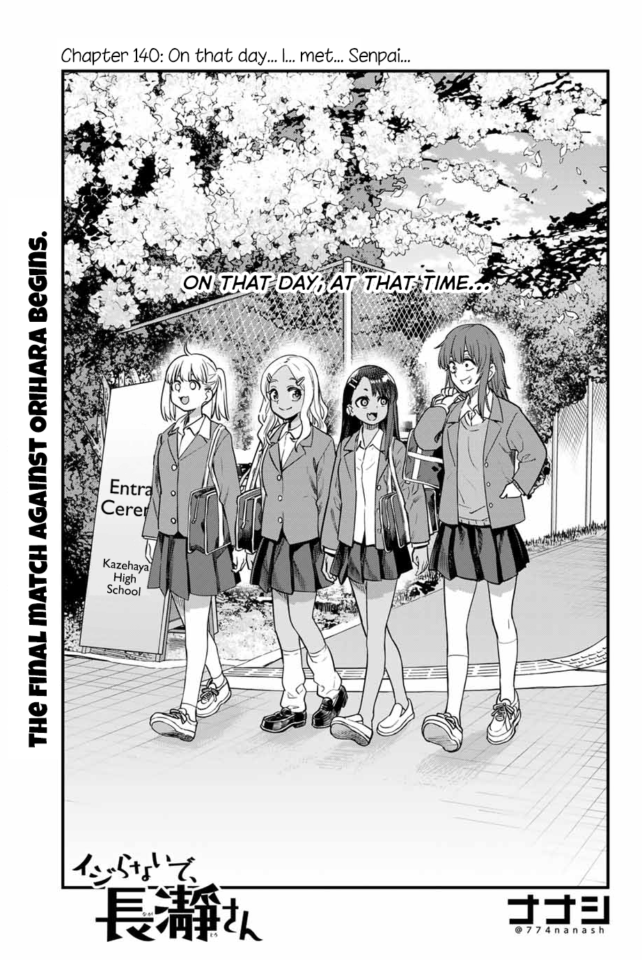 Read Don't Toy With Me, Miss Nagatoro EN Manga Online