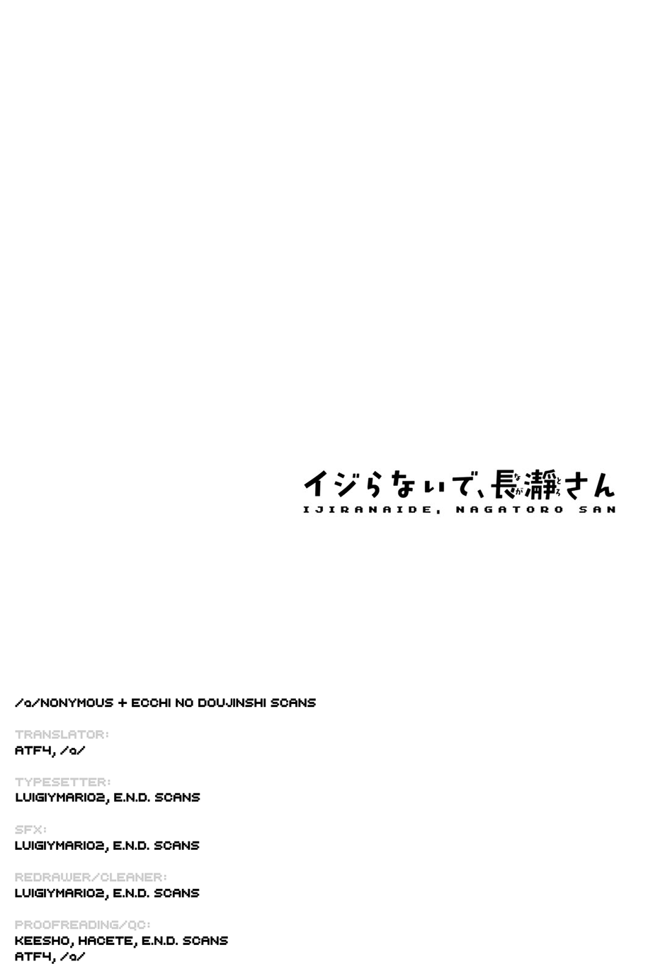 Read Don't Toy With Me, Miss Nagatoro EN Manga Online