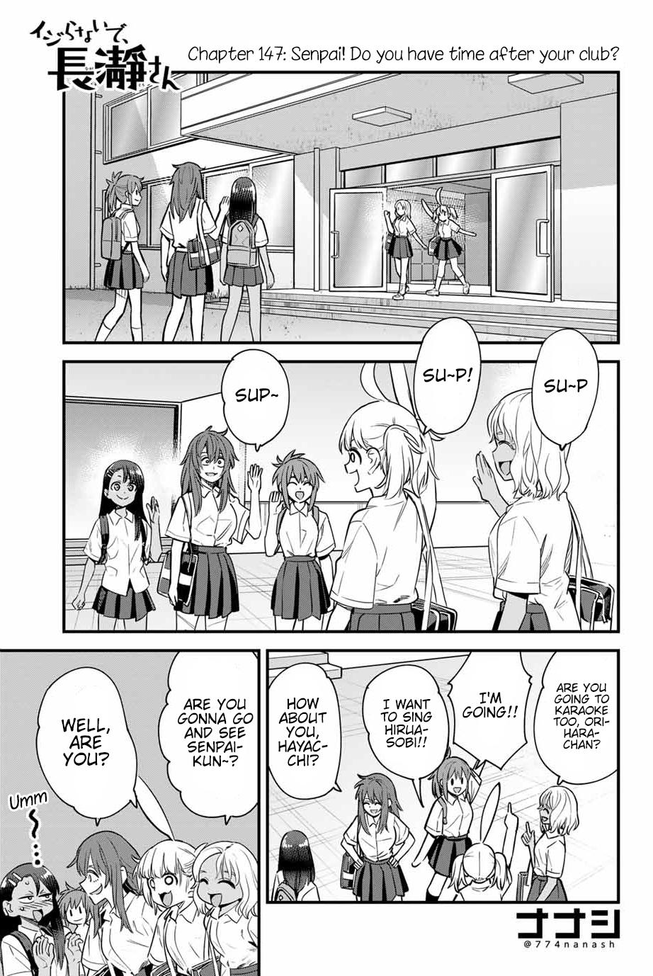 Read Don't Toy With Me, Miss Nagatoro EN Manga Online