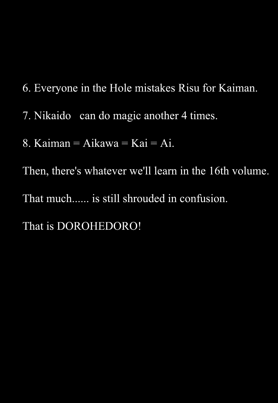 Read Dorohedoro EN Manga Online