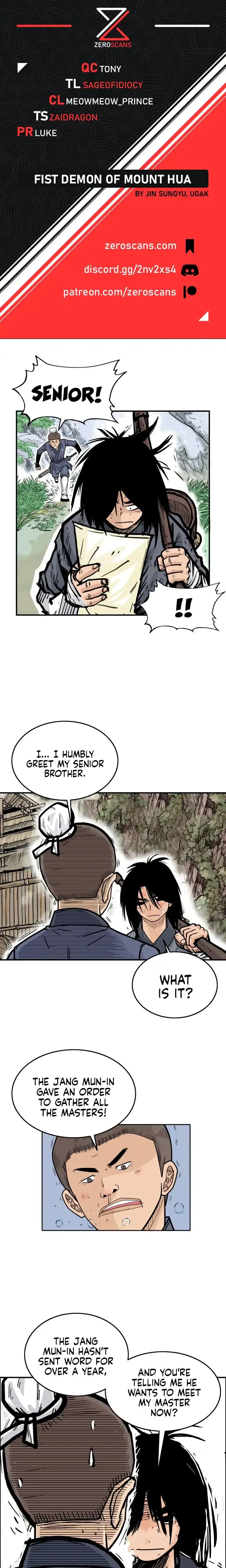 Read Fist Demon of Mount Hua EN Manga Online