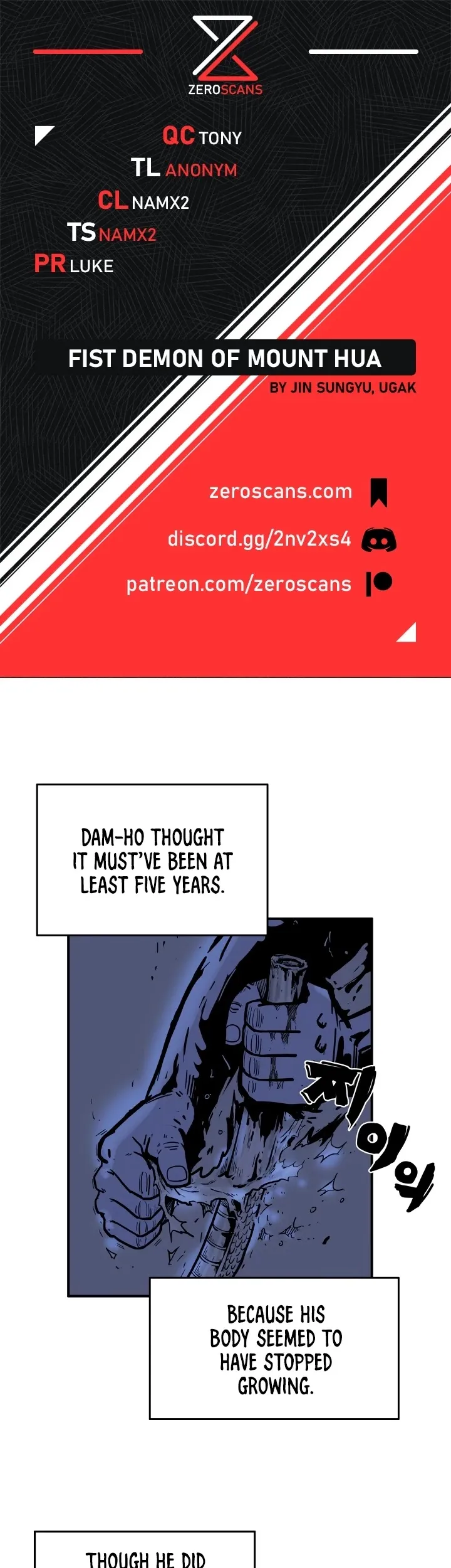 Read Fist Demon of Mount Hua EN Manga Online