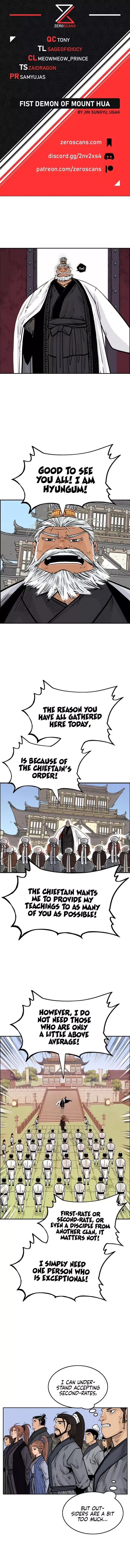 Read Fist Demon of Mount Hua EN Manga Online