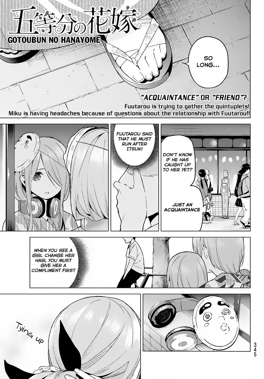 Read Go-Toubun no Hanayome EN Manga Online