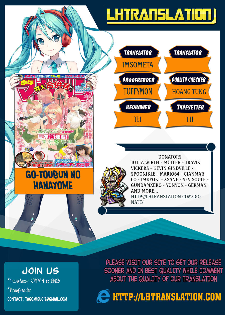 Read Go-Toubun no Hanayome EN Manga Online