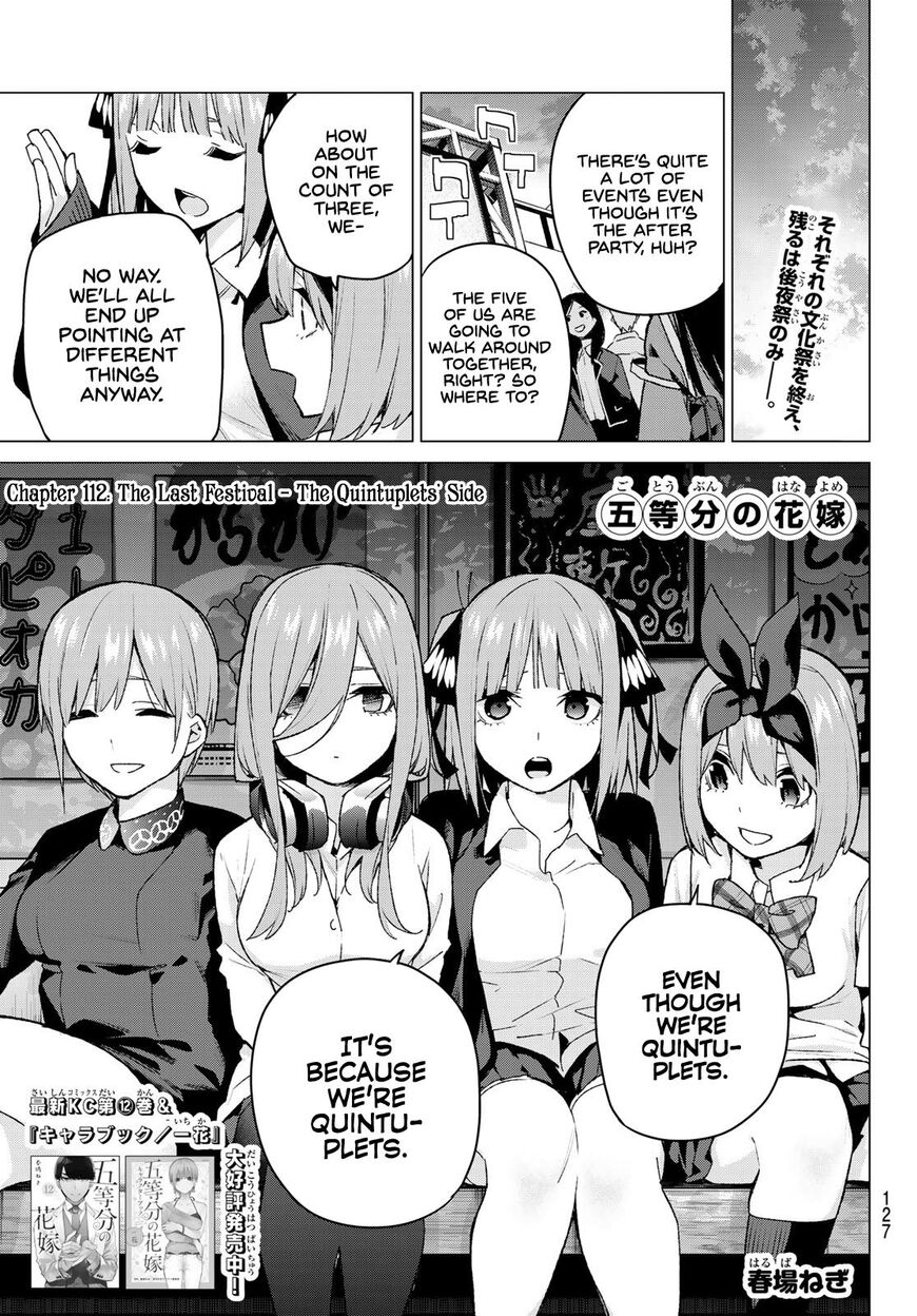 Read Go-Toubun no Hanayome EN Manga Online