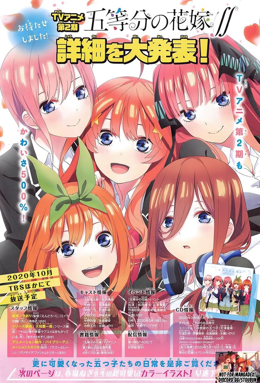 Read Go-Toubun no Hanayome EN Manga Online