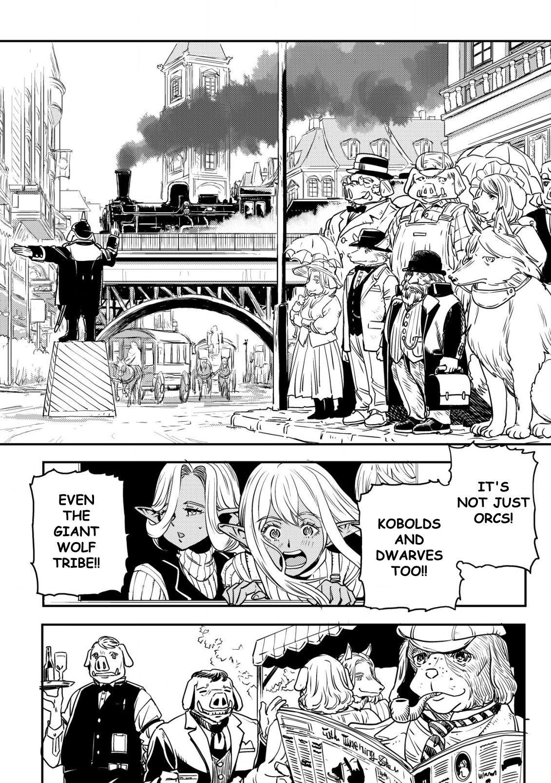 Read History of the Kingdom of the Orcsen։ How the Barbarian Orcish Nation Came to Burn Down the Peaceful Elfland EN Manga Online
