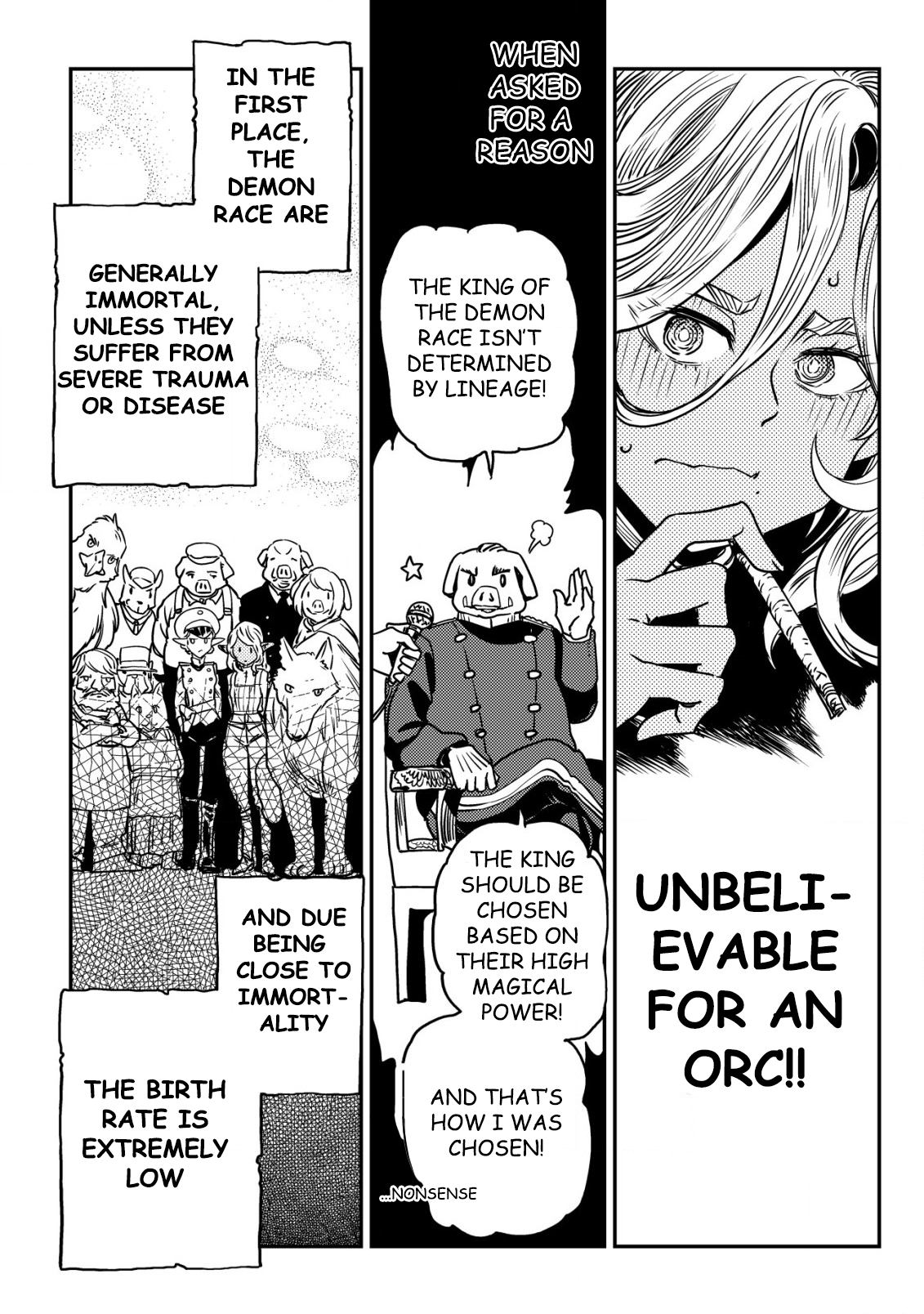 Read History of the Kingdom of the Orcsen։ How the Barbarian Orcish Nation Came to Burn Down the Peaceful Elfland EN Manga Online