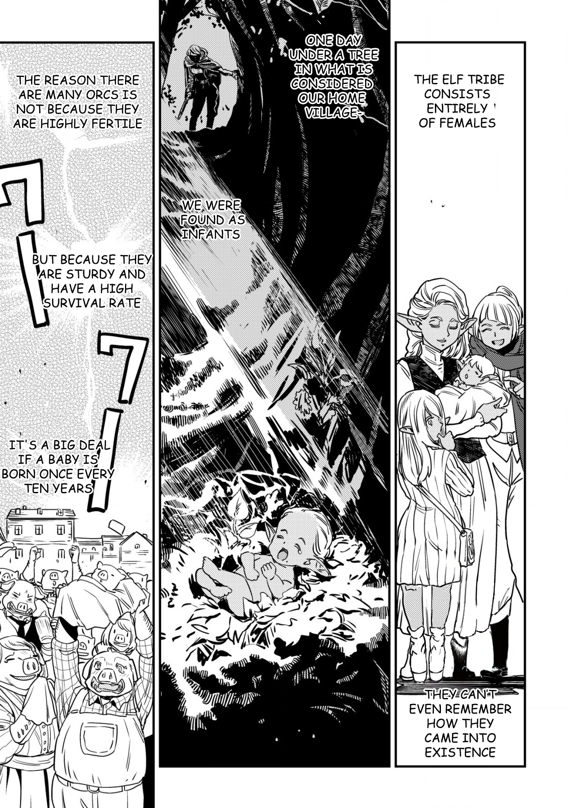 Read History of the Kingdom of the Orcsen։ How the Barbarian Orcish Nation Came to Burn Down the Peaceful Elfland EN Manga Online