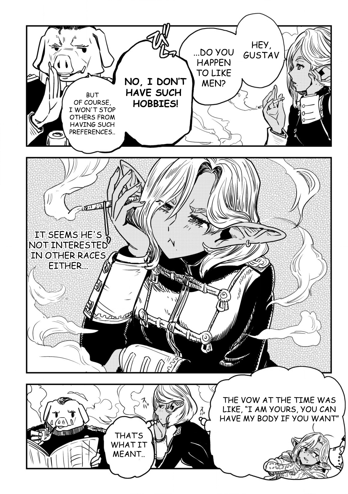 Read History of the Kingdom of the Orcsen։ How the Barbarian Orcish Nation Came to Burn Down the Peaceful Elfland EN Manga Online