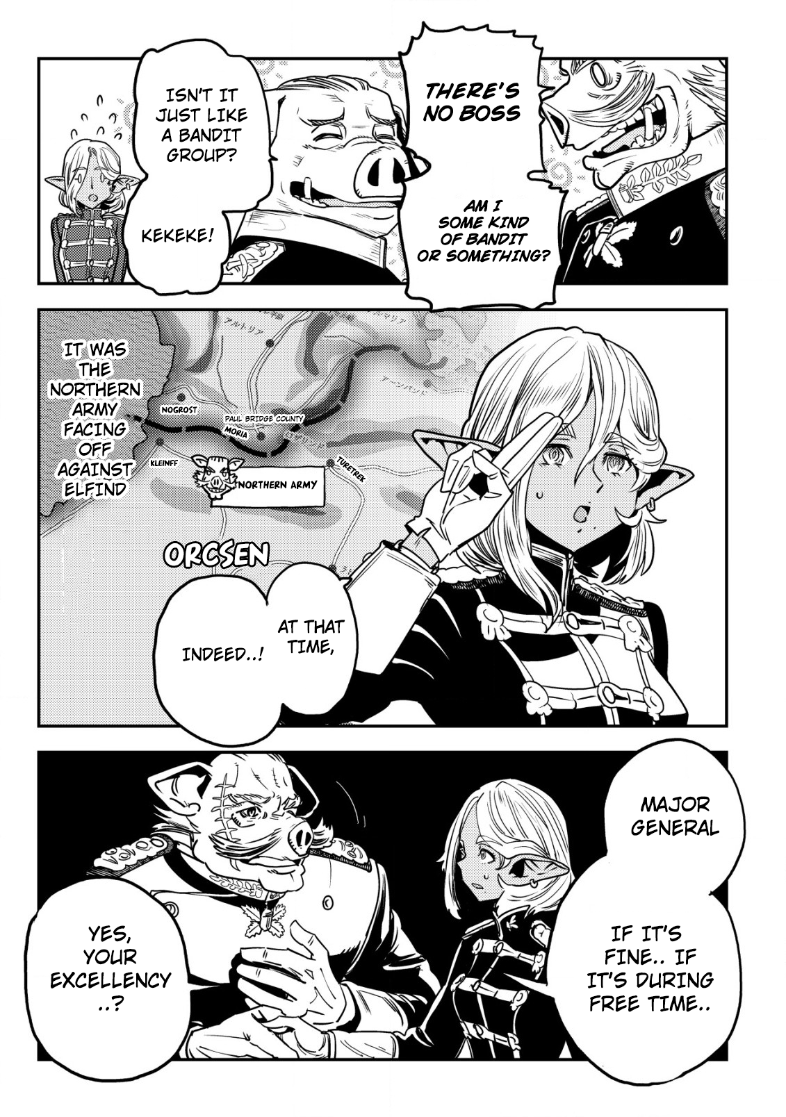 Read History of the Kingdom of the Orcsen։ How the Barbarian Orcish Nation Came to Burn Down the Peaceful Elfland EN Manga Online