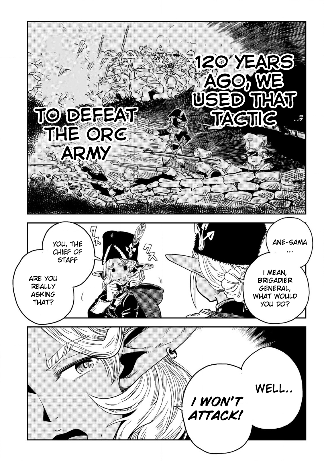 Read History of the Kingdom of the Orcsen։ How the Barbarian Orcish Nation Came to Burn Down the Peaceful Elfland EN Manga Online