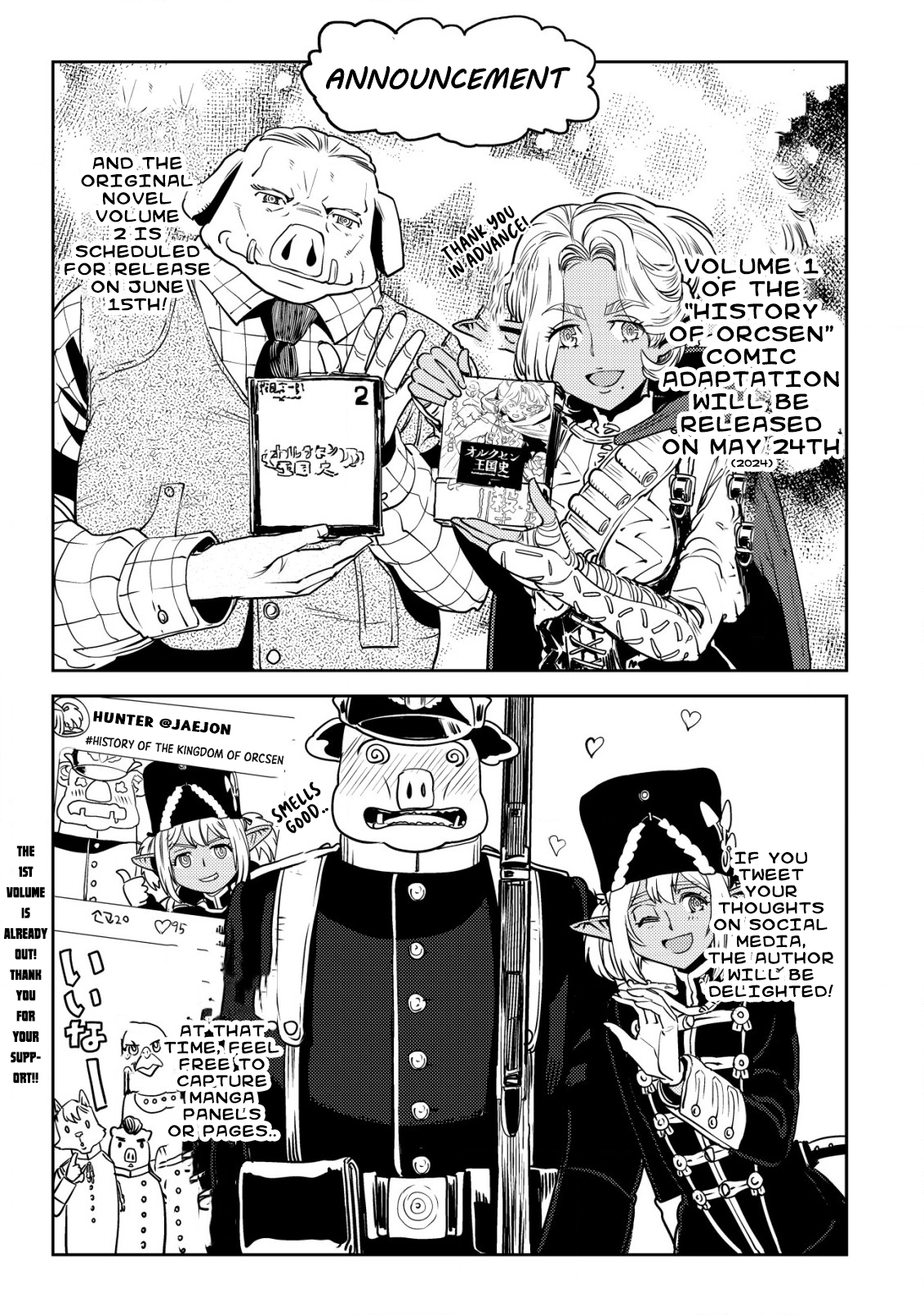 Read History of the Kingdom of the Orcsen։ How the Barbarian Orcish Nation Came to Burn Down the Peaceful Elfland EN Manga Online