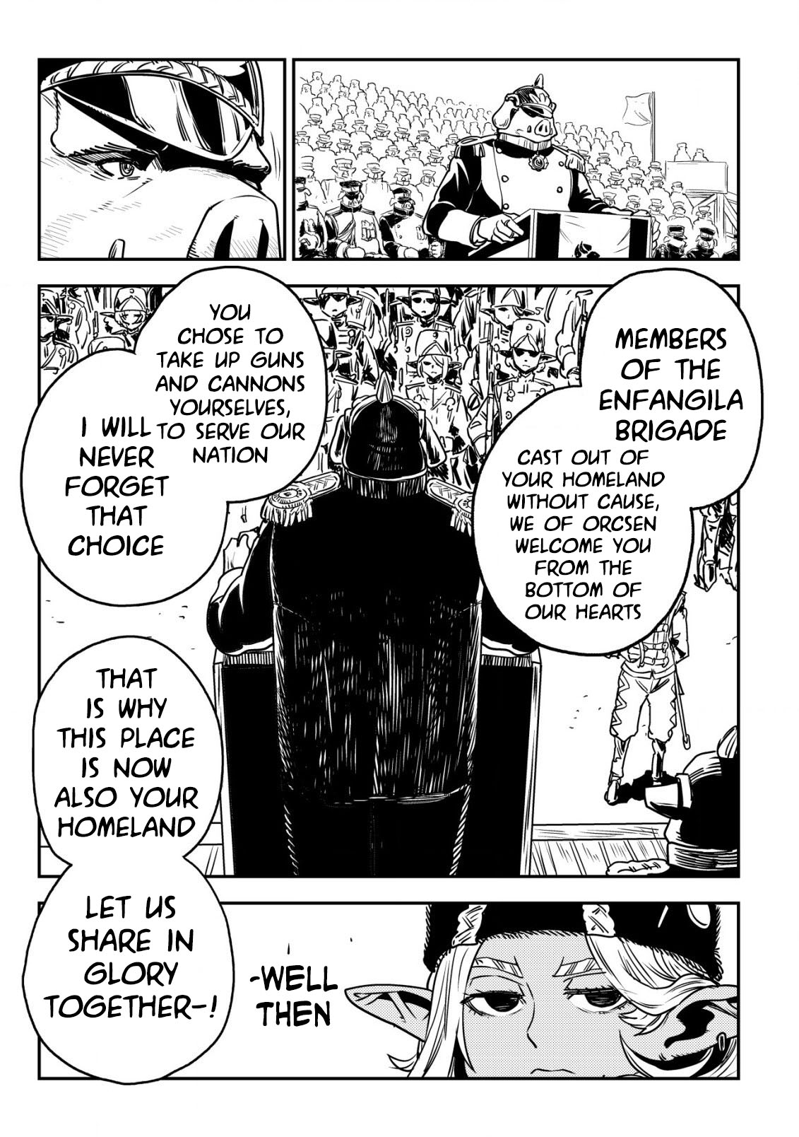 Read History of the Kingdom of the Orcsen։ How the Barbarian Orcish Nation Came to Burn Down the Peaceful Elfland EN Manga Online