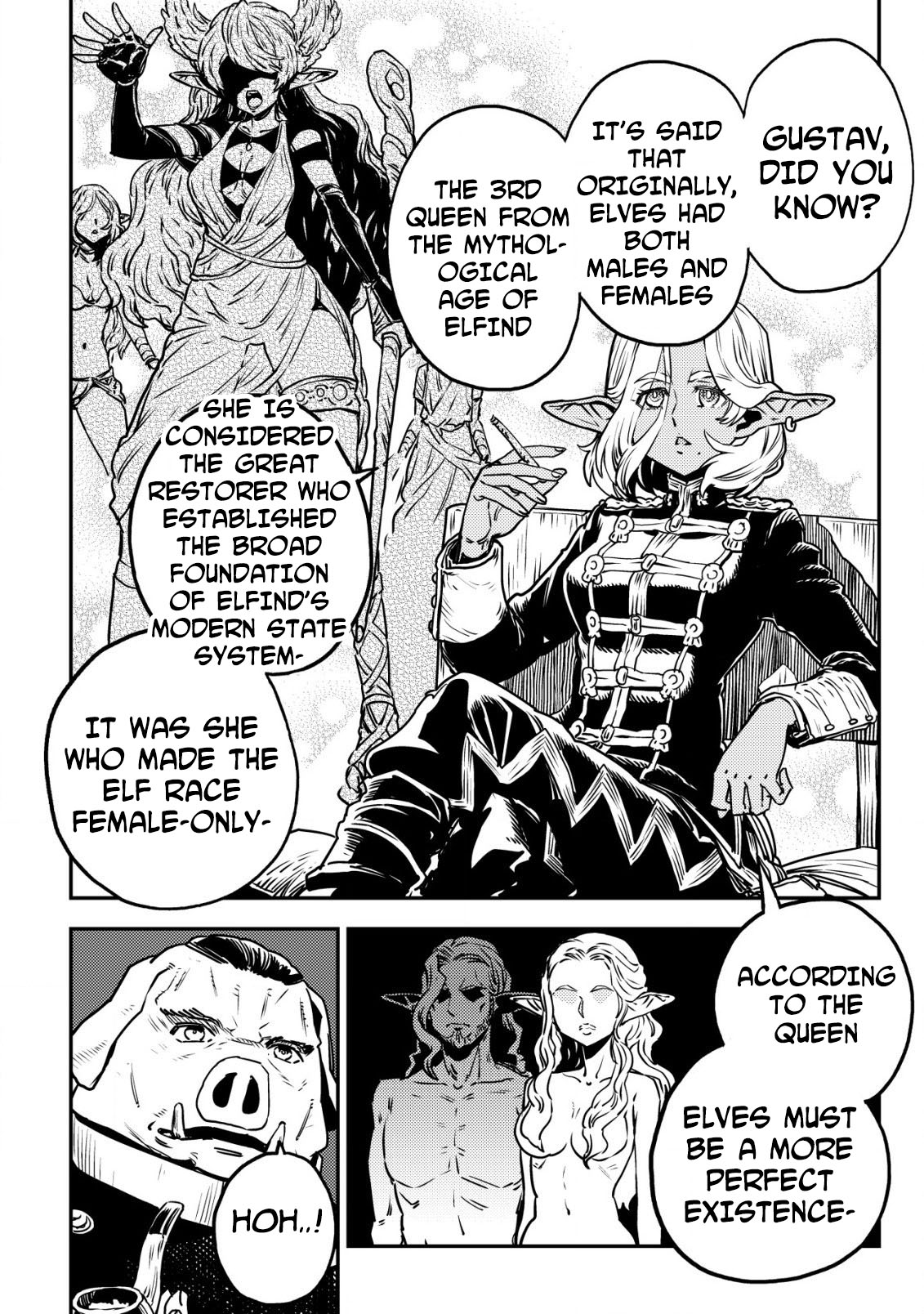 Read History of the Kingdom of the Orcsen։ How the Barbarian Orcish Nation Came to Burn Down the Peaceful Elfland EN Manga Online